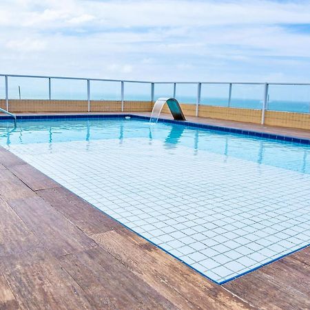 Apto C Wi-Fi A Beira-Mar Na Praia Jardim Real Sp Lägenhet Praia Grande  Exteriör bild
