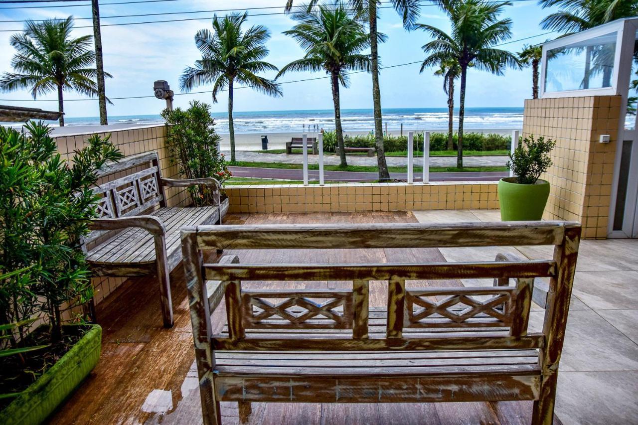 Apto C Wi-Fi A Beira-Mar Na Praia Jardim Real Sp Lägenhet Praia Grande  Exteriör bild