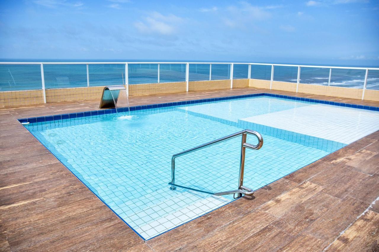Apto C Wi-Fi A Beira-Mar Na Praia Jardim Real Sp Lägenhet Praia Grande  Exteriör bild