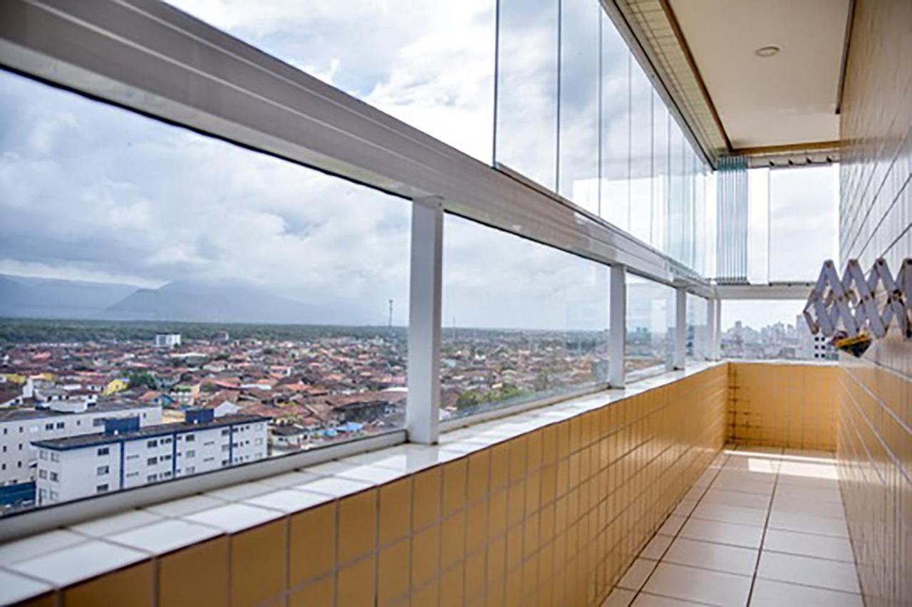 Apto C Wi-Fi A Beira-Mar Na Praia Jardim Real Sp Lägenhet Praia Grande  Exteriör bild