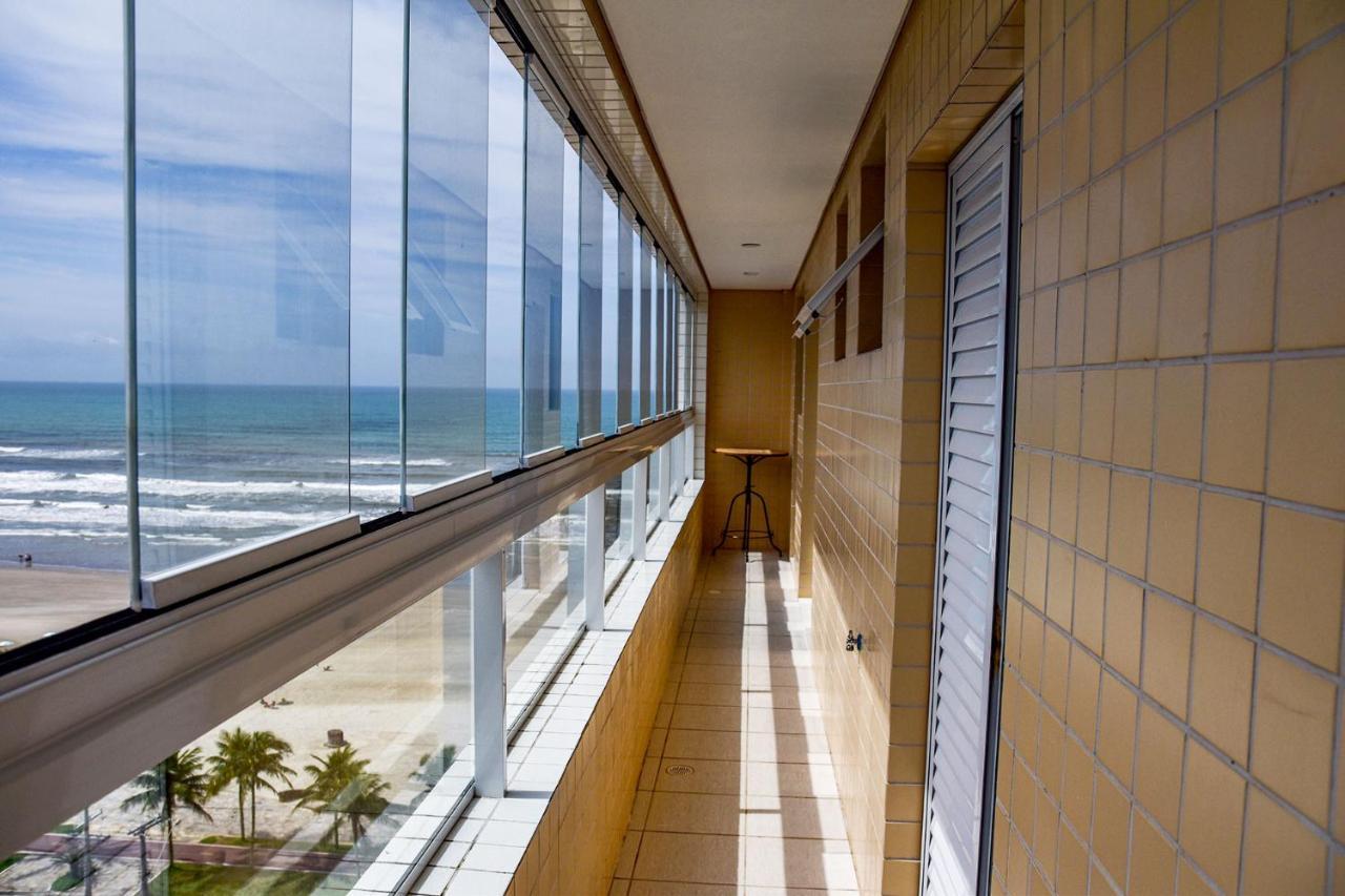 Apto C Wi-Fi A Beira-Mar Na Praia Jardim Real Sp Lägenhet Praia Grande  Exteriör bild