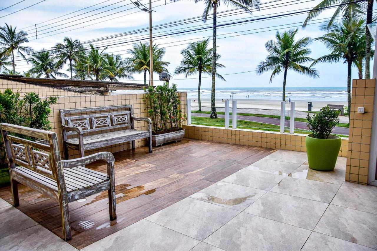 Apto C Wi-Fi A Beira-Mar Na Praia Jardim Real Sp Lägenhet Praia Grande  Exteriör bild